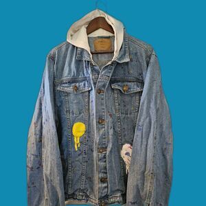 Rue21 Hooded Jean Jacket XL